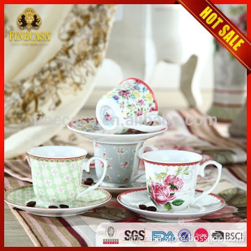 100CC Elegant Ceramic Rose Cup and Saucer set                
                                    Quality Assured